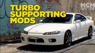 Nissan S15 Silvia Turbo Supporting Mods [upl. by Eimilb]