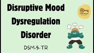 DMDDDisruptive Mood Dysregulation Disorder DSM5TR [upl. by Einnil288]