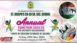 ST JOSEPHS COED SR SEC SCHOOL ANNUAL FUNCTION THE ODYSSEYSOJOURNERS [upl. by Puna]