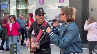 AUDIENCE MEMBER SHOCKS everyone with his GUITAR playing  Coldplay Fix You Allie Sherlock Cover [upl. by Erdnad]