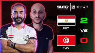 DOTA 2  Egypt vs Tunisia  GROUP STAGE  IESF AFRICAN REGIONAL QUALIFIERS 2024  DAY 5 [upl. by Yffat]