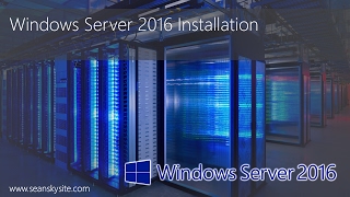 Windows Server 2016 I stallation on Virtual Machine [upl. by Larcher469]