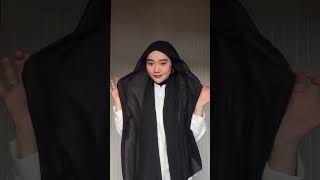 Tutorial pashmina voal tutorialhijab hijabstyle shortvideo like subscribe [upl. by Stevenson]