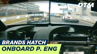 DTM Brands Hatch 2018  Philipp Eng BMW M4 DTM  RELIVE Onboard Race 2 [upl. by Eivla]