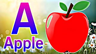 A for apple  अ से अनार  abcd  phonics song  a for apple b for ball c for cat  abcd song  abcde [upl. by Adnihc]