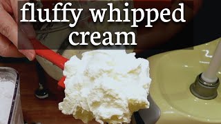 How to NOT Screw Up Making a Whipped Cream for your Desserts [upl. by Nelak]