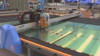 Glass Temporary Protective Film Removal from Glass Sheet  Macotec [upl. by Bottali]