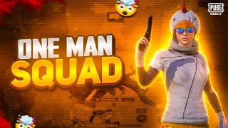 Pubg Live 1 Man Squad Asian Server [upl. by Uok]