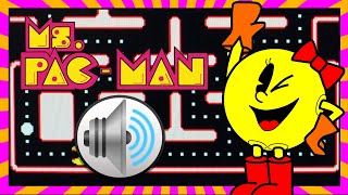 Ms PacMan Arcade  All Sound Effects [upl. by Arreis919]