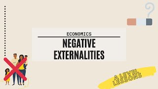 How to properly explain Negative Externalities  A Level Economics 2024 [upl. by Aidiruy864]