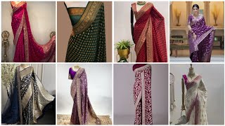 30 Stunning Banarasi Saree Design Latest Banarasi Saree Collection Wedding Banarasi Saree Design [upl. by Nytsirc]