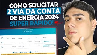 COMO SOLICITAR A 2ª Via Da Conta de Luz CPFL 2024  Super Fácil [upl. by Giuseppe]