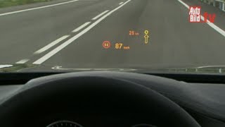 Assistenzsysteme  BMW HeadUpDisplay [upl. by Dodi]