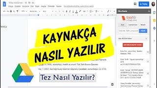 Kaynakça Nasıl Yazılır 3 APA Stili Kolay Kaynakça I EasyBib [upl. by Aneerahs567]