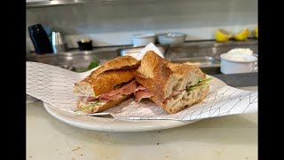 Prosciutto and cornichons sandwich english [upl. by Odarnoc541]