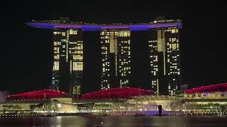 Merlion Park light show [upl. by Remlap]