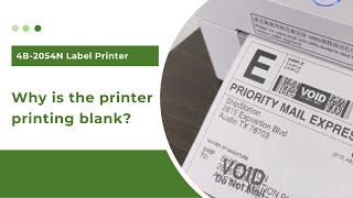 Why Is The Printer Printing Blank  OFFNOVA 4B2054N Printer [upl. by Adnofal]