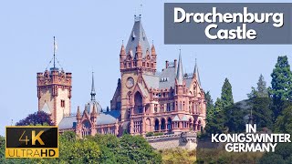 Drachenburg Castle  Schloss Drachenburg  Virtual Tour 4k HDR 2022  Bonn  Germany [upl. by Nohtan]