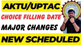 AKTUUPTAC Choice Filling Date Major Changes  New Scheduled [upl. by Shirlee]