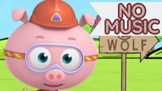 Super Why  The Three Little Pigs  No Music [upl. by Ycniuqal]