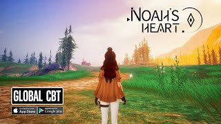 NOAHS HEART Global CBT Gameplay PCMobile Open World MMORPG [upl. by Eednac]