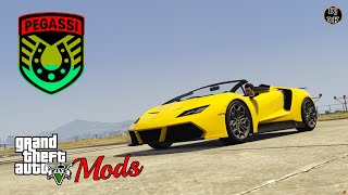 Pegassi Tempesta Spyder  GTA 5 Mods Customization [upl. by Eselahs]