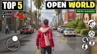 Top 5 New Open World Games For Android 2024  Best Open World Games [upl. by Calen]