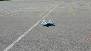 Freewing F22 Raptor 4S 64mm Maiden with Crash [upl. by Atsok414]