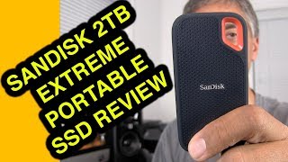 Sandisk 2TB Extreme Portable External SSD Review REAL WORLD RESULTS [upl. by Adnih]