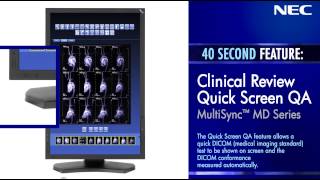 Clinical Review Quick Screen QA  NEC Display Solutions [upl. by Sadowski658]