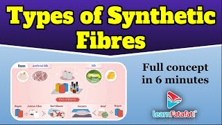 Class 8 Science Chapter 3 Synthetic Fibres and Plastics Types of Synthetic Fibres  CBSE [upl. by Strage]