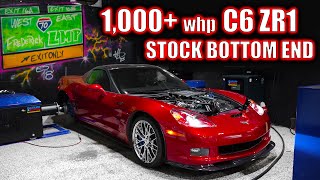 1000 whp C6 ZR1 SBE without Meth amp Black Friday Special [upl. by Scibert]