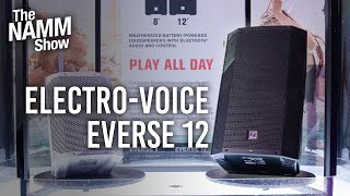 ElectroVoice EVERSE 12 Loudspeaker at NAMM 2024 [upl. by Nye617]