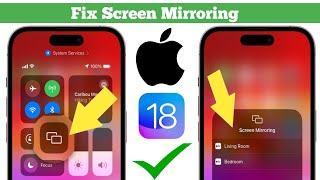 How to Fix Screen Mirroring Not Working on iPhone to Smart TV [upl. by Amaras255]