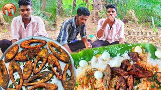 village cooking fish fry  village boys  fishfry villagestylecooking [upl. by Elegna]