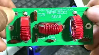 Build a bandpass filter for any band and how too tune it DIY Bandpass filter for ham radio [upl. by Gridley]