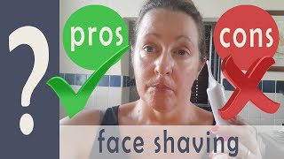 Pros and Cons of women face shaving  Can women shave their faces [upl. by Eliak112]