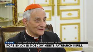 Pope envoy in Moscow meets Patriarch Kirill [upl. by Mathews]