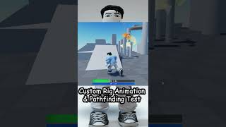 Roblox AI Pathfinding roblox robloxshorts animation meme robloxstudio games [upl. by Naawaj]