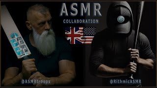 My First ASMR Collaboration A Tingletastic Tapping Scalpgasm ASMRtroops UK ft RithmicASMR USA [upl. by Nastassia]