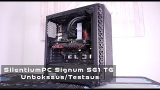 SilentiumPC Signum SG1 TG UnboksausTestaus [upl. by Truk]