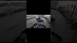 Заезд картинг shortvideo automobile karting racing gokart drifting crash race gaming [upl. by Nylra]