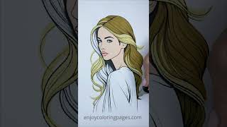 SATISFYING ASMR COLORING VIDEO relaxingcoloring drawing art coloring coloringforrelaxation [upl. by Drews41]