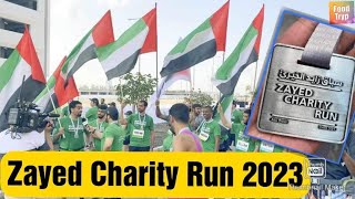 Zayed Charity Run 2023 in Abu Dhabi UAE [upl. by Balcer]