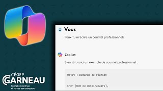 Rédiger un courriel professionnel avec Copilot [upl. by Judie957]