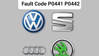 Volkswagen or Audi Fault code P0441 P0442 Evap Purge solenoid problem [upl. by Adamsen]