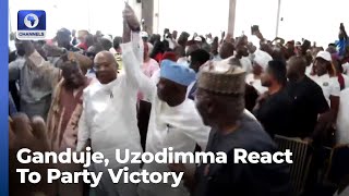 Ondo Govship Election Ganduje Uzodimma Sanwo Olu React To Party Victory [upl. by Elehcim467]