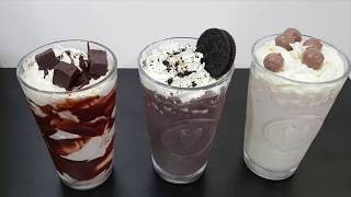 Vanilla Ice Cream Shakes 3 Ways [upl. by Tenner]