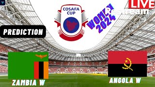 Zambia vs Angola Live Stream COSAFA Womens Cup 2024 Commentary Score amp Highlights [upl. by Corinna]