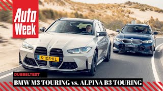 BMW M3 Touring vs Alpina B3 Touring  AutoWeek Dubbeltest [upl. by Salokin477]